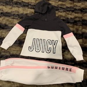 NWT 💝Juicy couture girls Sweatshirt Pant set